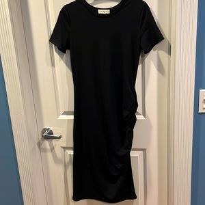 Treasure and Bond Black T-shirt Dress